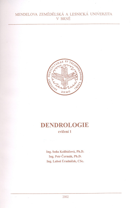 Dendrologie : cvičení 1