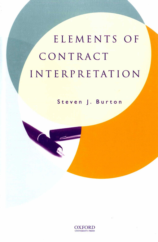 Elements of contract interpretation  