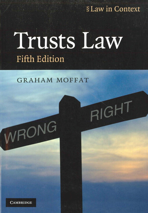  Trusts law  : text and materials  