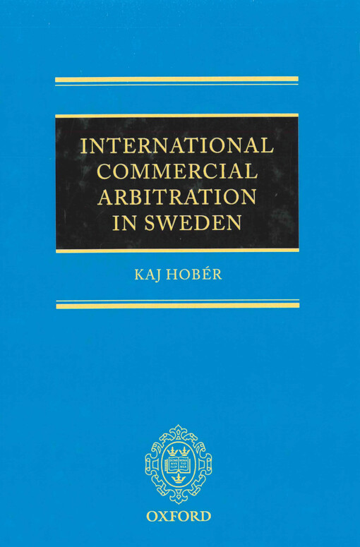 International commercial arbitration in Sweden
