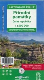 Kartografie PRAHA Přírodní památky České republiky 1:500 000