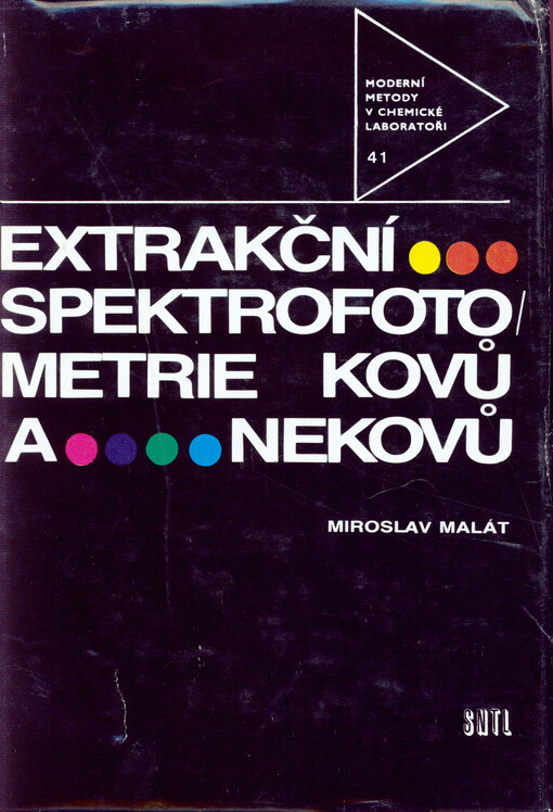 Extrakční spektrofotometrie kovů a nekovů, 1. vyd.
