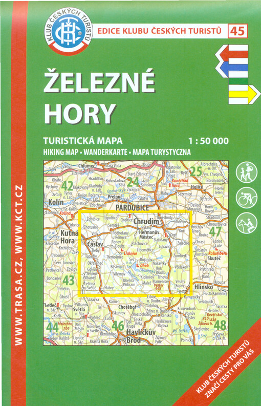 Železné hory : turistická mapa 1:50 000