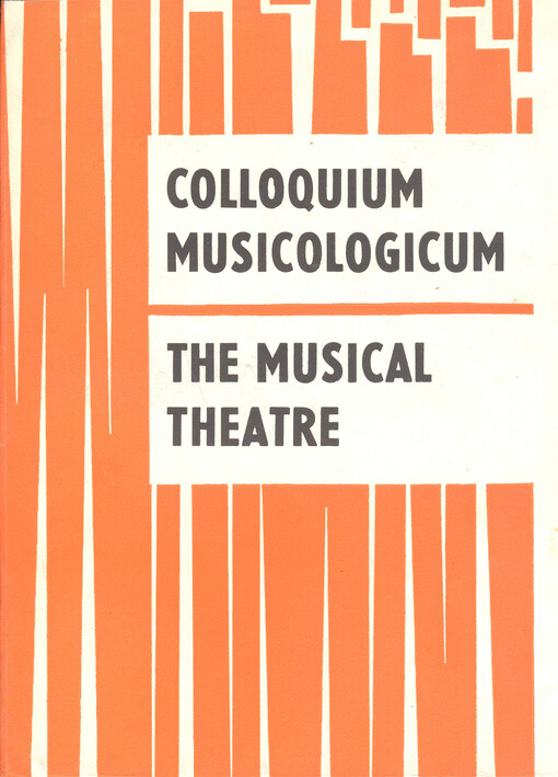 Colloquium The musical theatre : Brno 1980