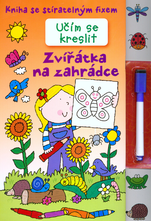 Učím se kreslit - Zvířátka na zahrádce