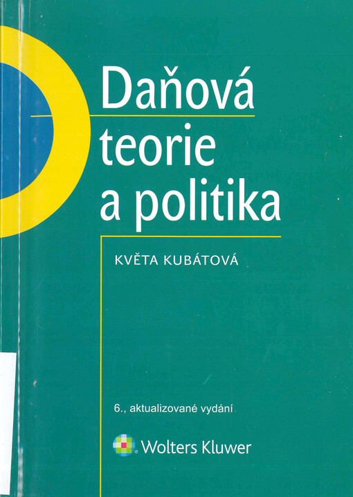 Daňová teorie a politika
