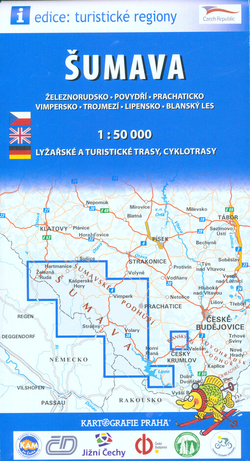 Šumava :zimní lyžařské trasy, turistické trasy, cyklotrasy 2014/2015 : 1:50 000
