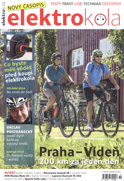 Elektrokola : testy, trasy, lidé, technika, cestopisy