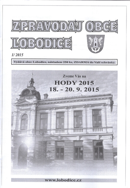 Zpravodaj obce Lobodice