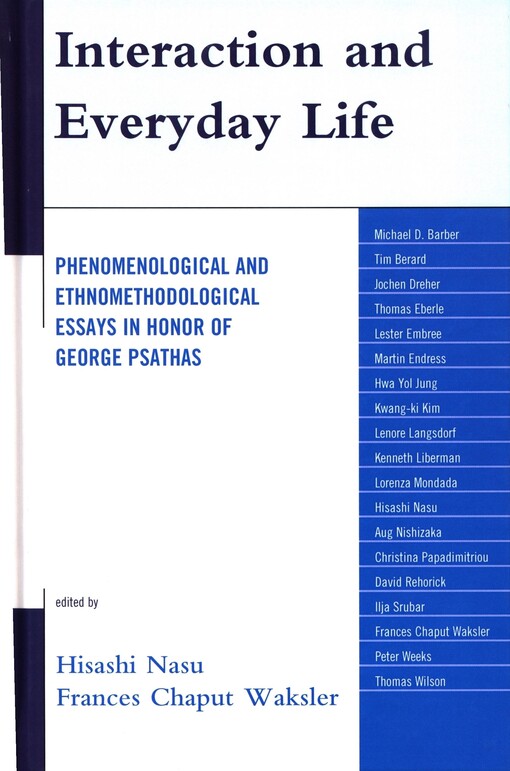 Interaction in everyday life