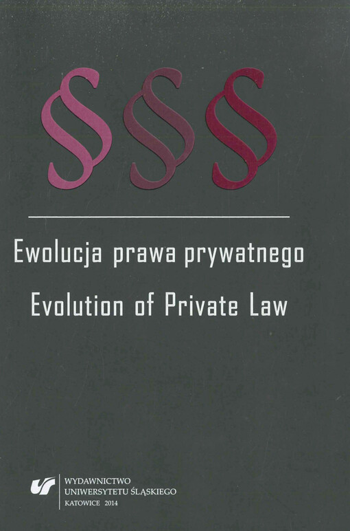 Ewolucja prawa prywatnego 