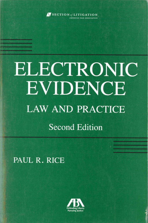Electronic evidence  : law and practice 