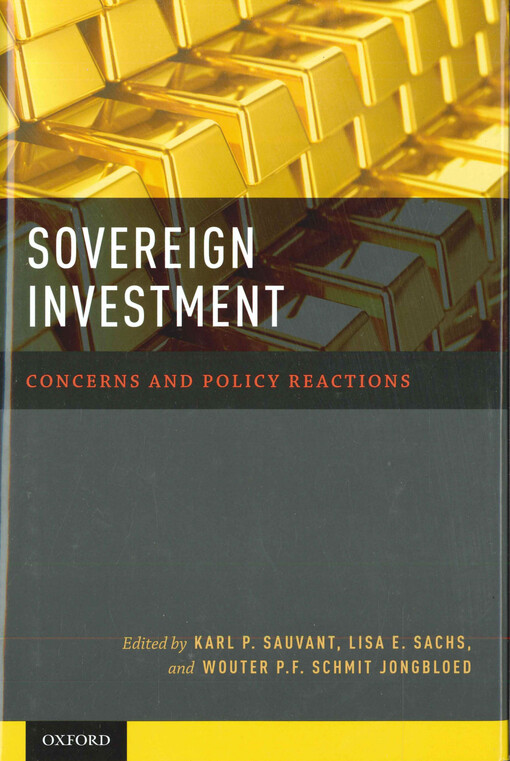 Sovereign investment  : concerns and policy reactions 