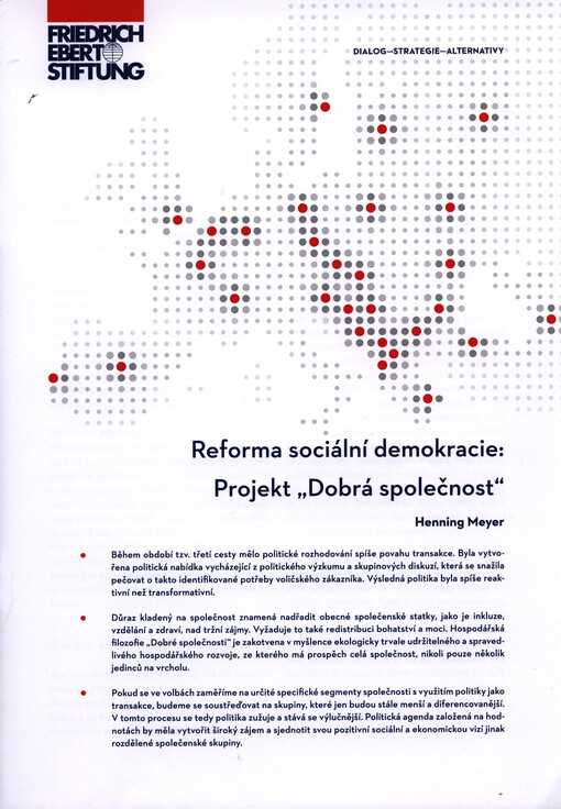 Reforma sociální demokracie: projekt 