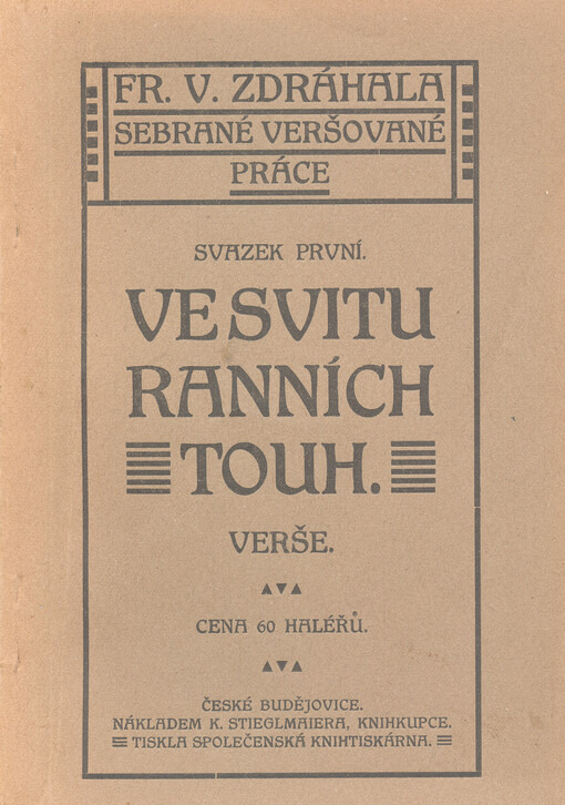 Ve svitu ranních touh :verše