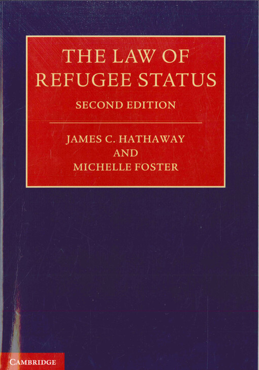  The law of refugee status  
