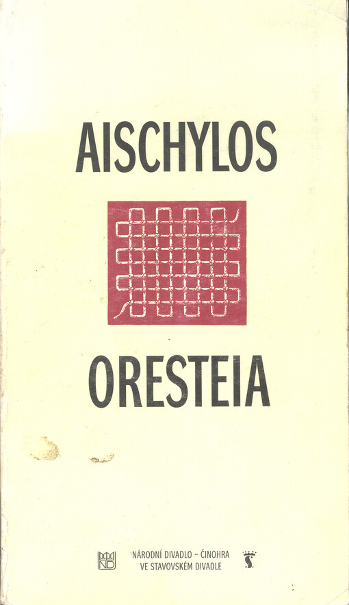 Aischylos, Oresteia : tragická trilogie : premiéra 18. a 20. června 2002 ve Stavovském divadle