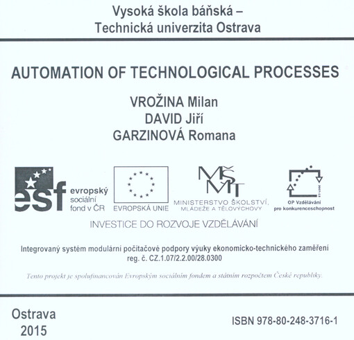 Automation of technological processes