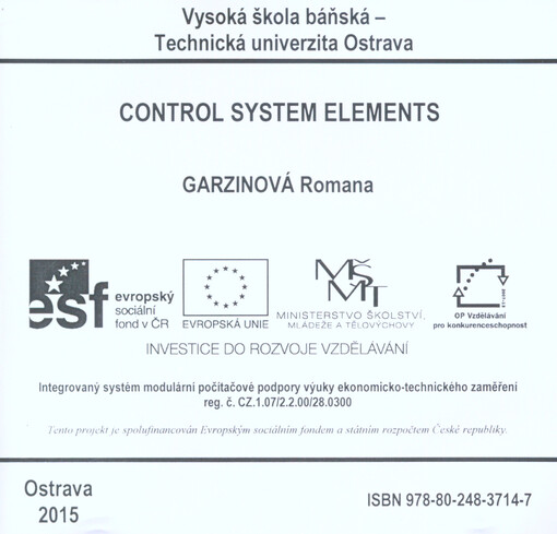 Control system elements
