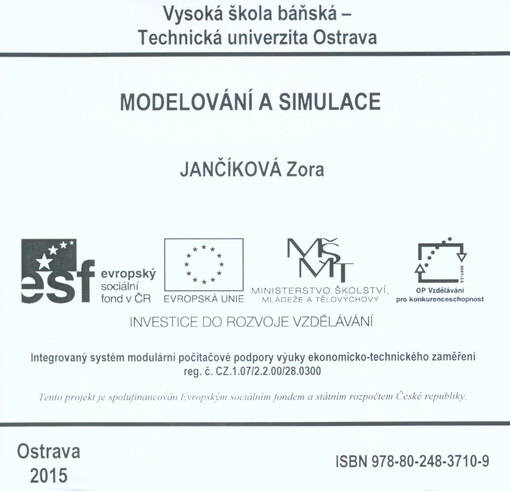 Modelování a simulace