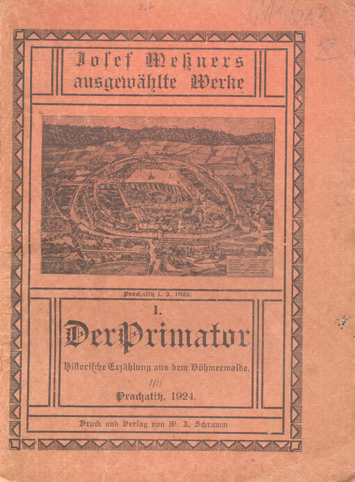 Ausgewählte Werke. Erster Band, Der Primator : historische Erzählung