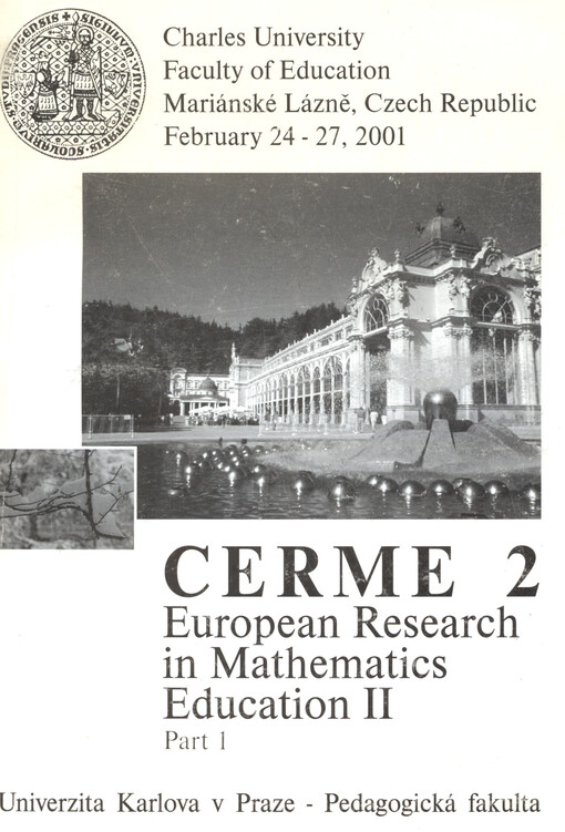 European research in mathematics education II : Mariánské Lázně, Czech Republic, February 24-27, 2001 : proceedings