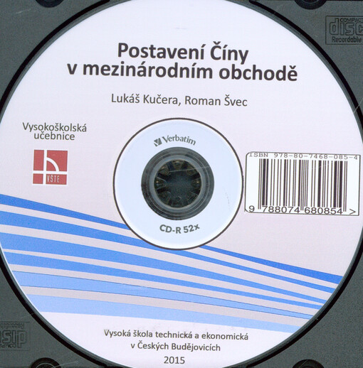 Postavení Číny v mezinárodním obchodě: vysokoškolská učebnice