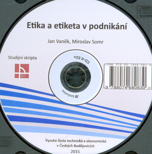 Etika a etiketa v podnikání: studijní skripta