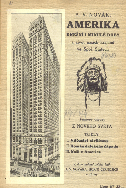 Amerika dnešní i minulé doby a život našich krajanů ve Spoj. Státech :filmové obrazy z cest po Novém světě