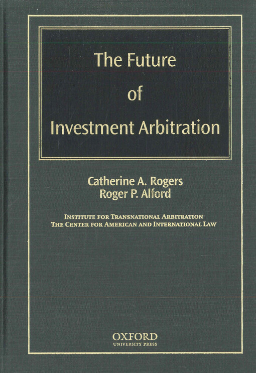 The future of investment arbitration