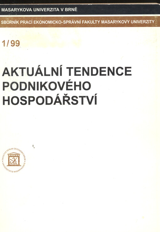 Aktuální tendence podnikového hospodářství