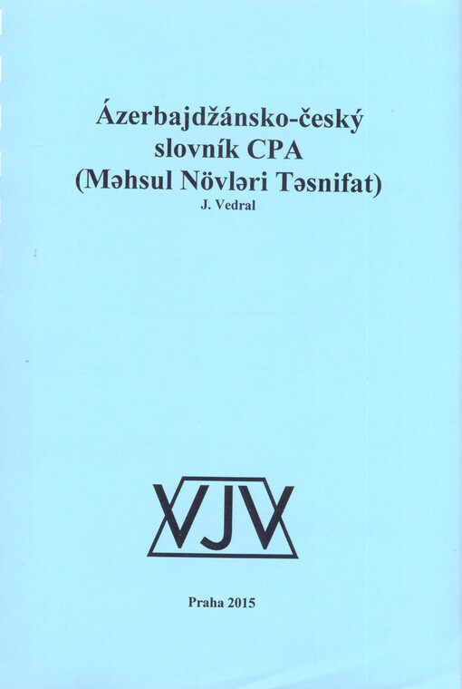 Ázerbajdžánsko-český slovník CPA (Məhsul Növləri Təsnifat)