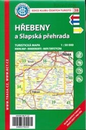 KČT 38 Hřebeny a Slapská přehrada 1:50 000