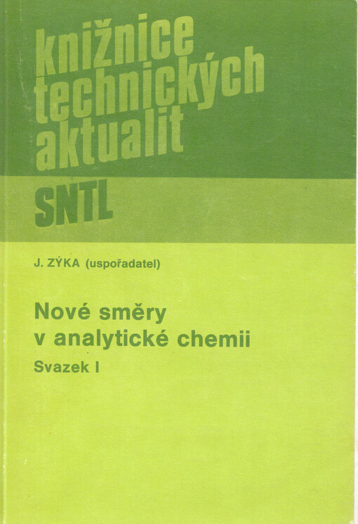 Nové směry v analytické chemii