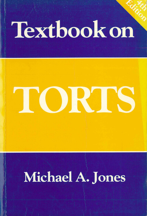 Textbook on torts 