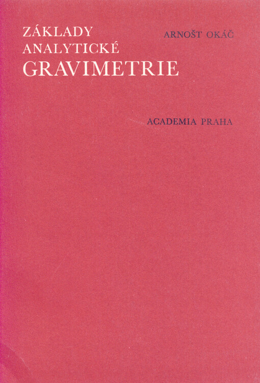 Základy analytické gravimetrie
