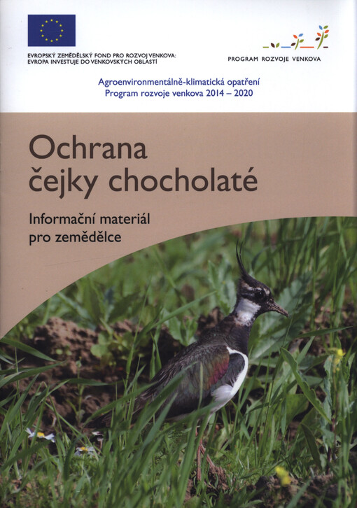 Ochrana čejky chocholaté : informační materiál pro zemědělce