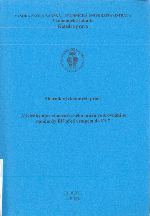 Sborník výzkumných prací 