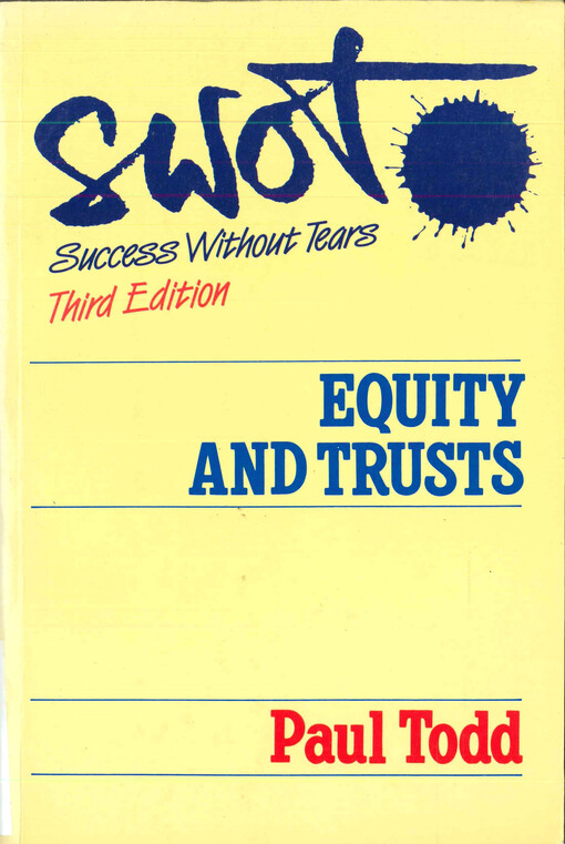 Equity and trusts 