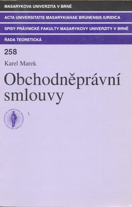 Obchodněprávní smlouvy