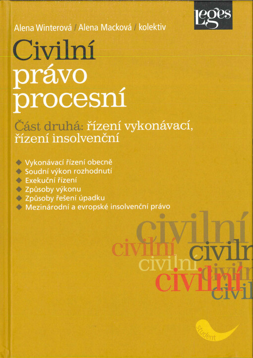 Civilní právo procesní - část druhá