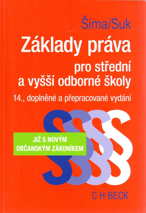 Základy práva pro střední a vyšší odborné školy