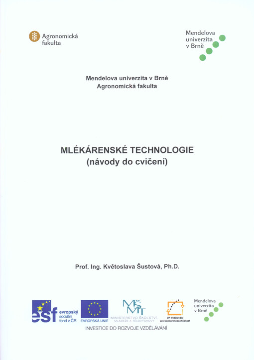 Mlékárenské technologie