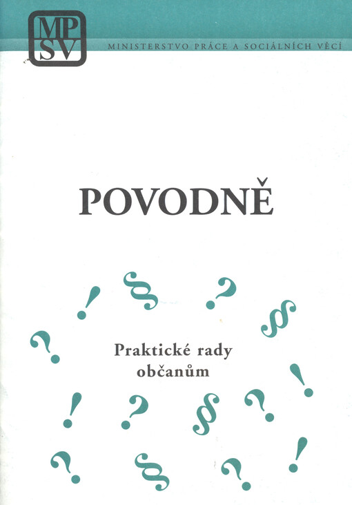 Povodně : praktické rady občanům