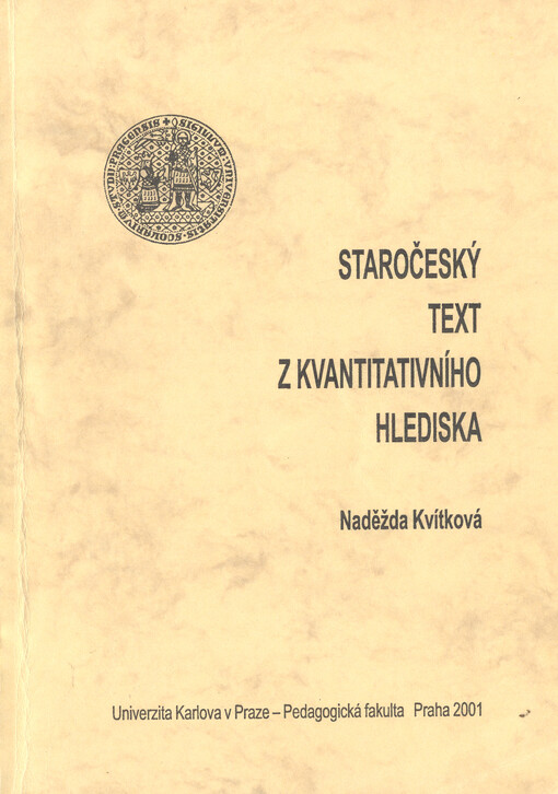 Staročeský text z kvantitativního hlediska