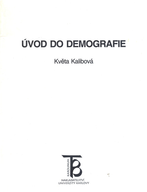 Úvod do demografie