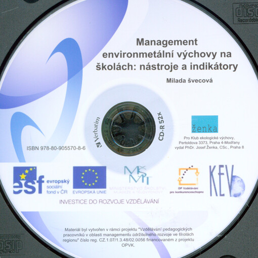 Management environmentální výchovy na školách: nástroje a indikátory