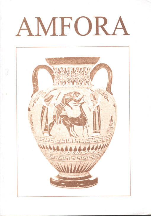 Amfora : bibliografický sborník anotací, referátů a recenzí z antického starověku. Č. 1