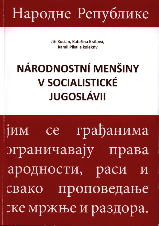 Národnostní menšiny v socialistické Jugoslávii