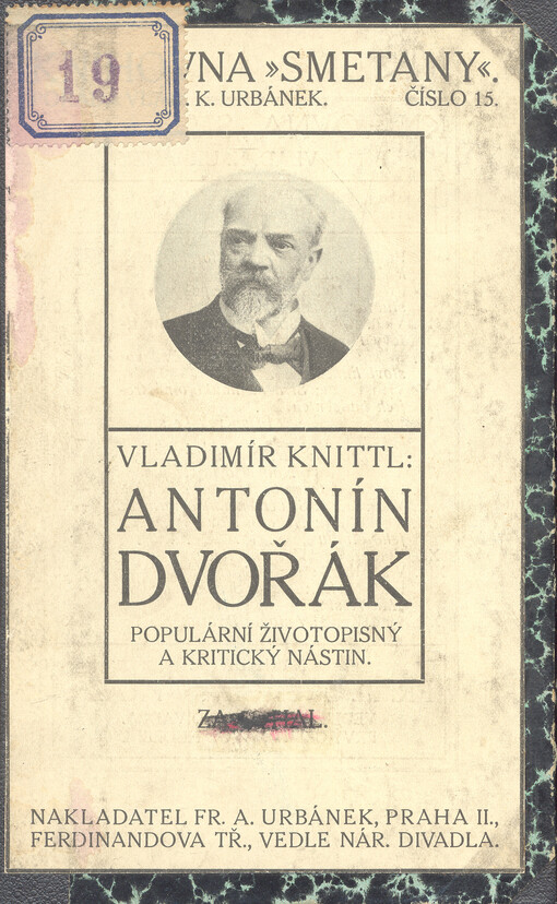 Antonín Dvořák : populární životopisný a kritický nástin